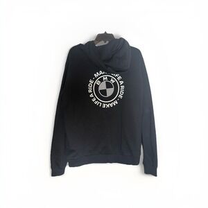 GENUINE BMW MOTORRAD BLACK 'MAKE LIFE A RIDE' HOODIE SIZE Large